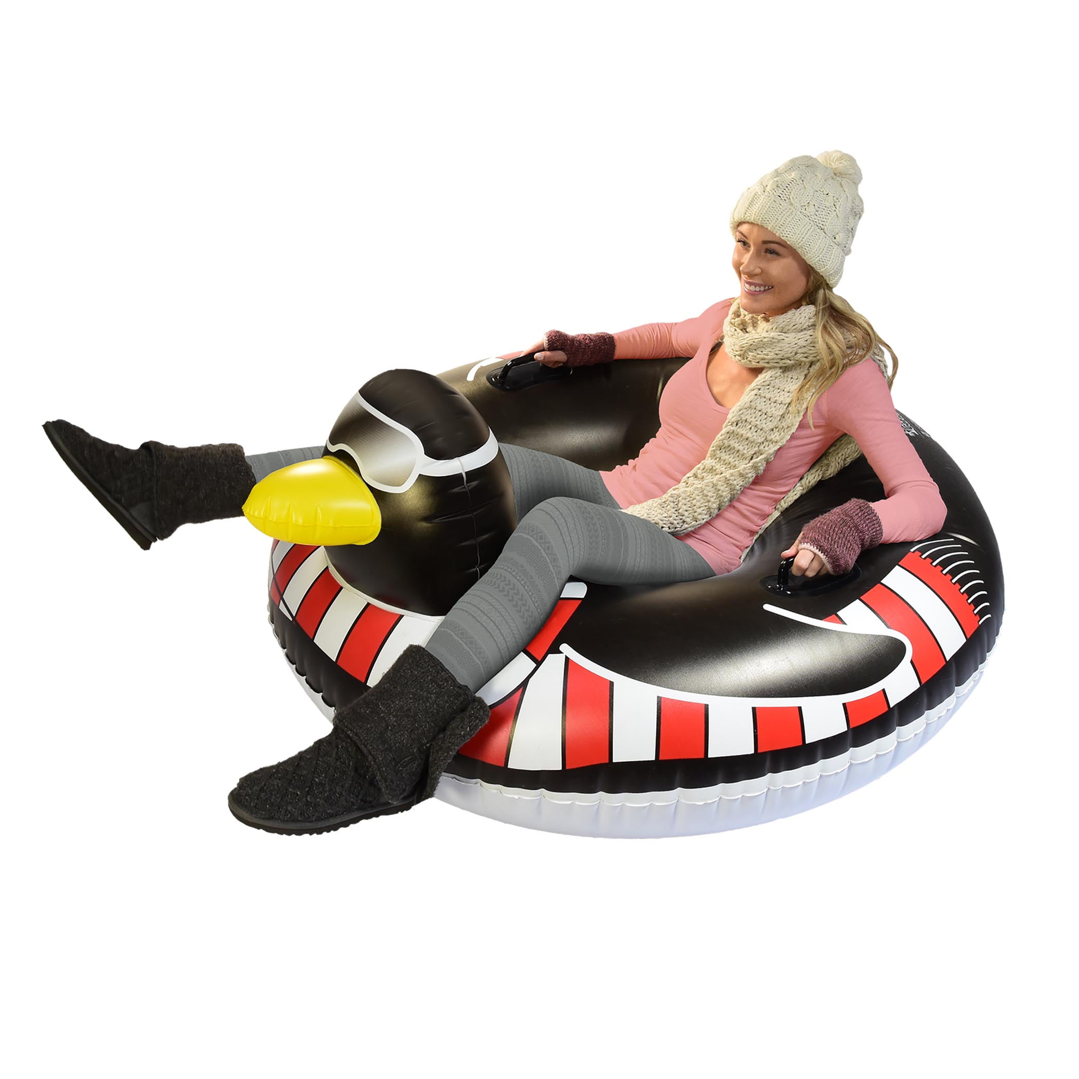 GoFloats Winter Snow Tube Party Penguin The Ultimate Sled and Toboggan by P&P Imports; LLC