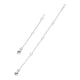 thumbnail image 1 of Extensor de plata esterlina PROSTEEL 2 piezas 4 pulgadas para collar pulsera tobilleras, 1 of 6