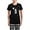 With Checker Pant, variant on CafePress - Volleyball Snowman Women's Dark Pajamas - Women's Short Sleeve Print T-Shirt and Pants Dark Cotton Pajama Set