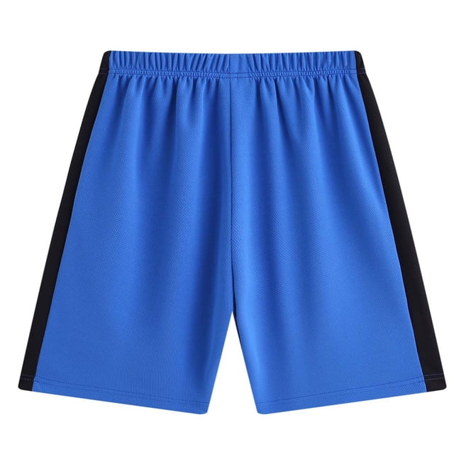 Shorts Décontractés pour Garçons avec Taille Élastique et Couleur Unie pour Usage Quotidien et Activités Extérieures
