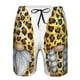thumbnail image 3 of Fotbe Leopard Gnomes Trajes de Baño Estampados para Hombre, Shorts de Verano de Secado Rápido, Ropa de Playa, Bañadores-3X-Large, 3 of 6