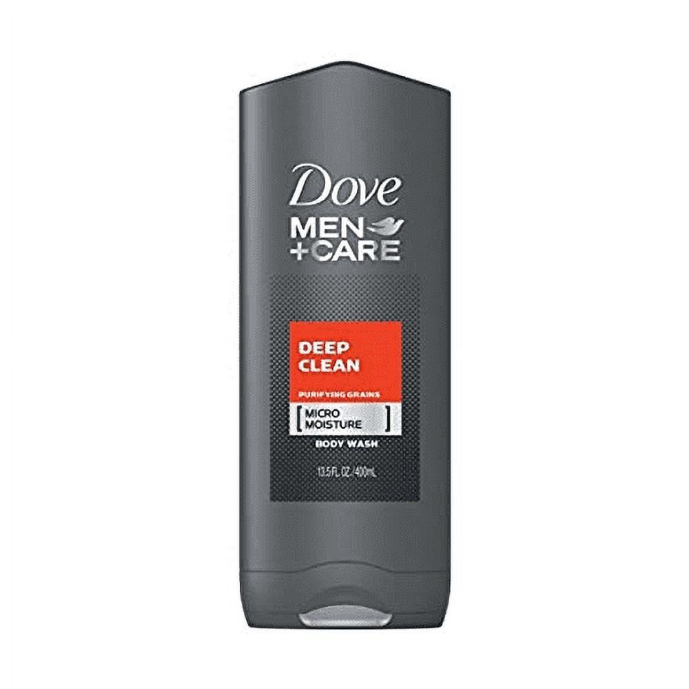 Dove Men+Care Clean Comfort Micro Moisture Body Face Wash 13.5 oz, Pack of 6