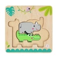 thumbnail image 4 of TOOKYLAND Multi Layered Animal Puzzle - 7pcs - 3D Wooden Puzzle Early Education Toy, Ages 12m+, 4 of 9