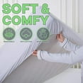 thumbnail image 3 of Sacred Thread Waterproof Mattress Protector - 100% Cotton - Breathable, Noiseless, Deep Pockets, 3 of 10