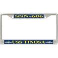 thumbnail image 1 of USS Tinosa SSN-606 License Plate Frame, 1 of 1