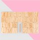 thumbnail image 3 of Tablero De Ranura Del Alfabeto, Juguete De Letras De Aprendizaje, Juguete De Rompecabezas De Letras De Madera Noticed FN002720-00, 3 of 6