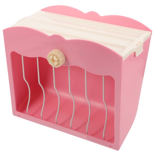 WASHWEPE Racks Para Jaula De Conejos Y Cobayas Material Plástico Color Rosa Práctico