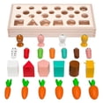thumbnail image 2 of Niños que atrapan Clasificación interactiva entre famiia arrojar Zanahoria Juguete para niños perfke juegos de tirar zanahorias, 2 of 9
