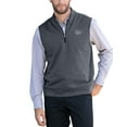 thumbnail image 2 of Men's Gray Kansas State Wildcats Vansport Cypress Quarter-Zip Vest, 2 of 2