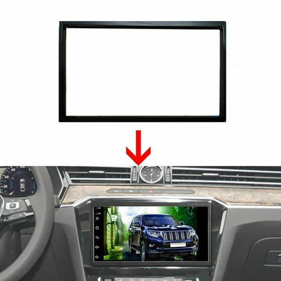 Lierteer Universal Car Stereo Radio Panel 2Din Frame for 7" Large Screen Car Audio
