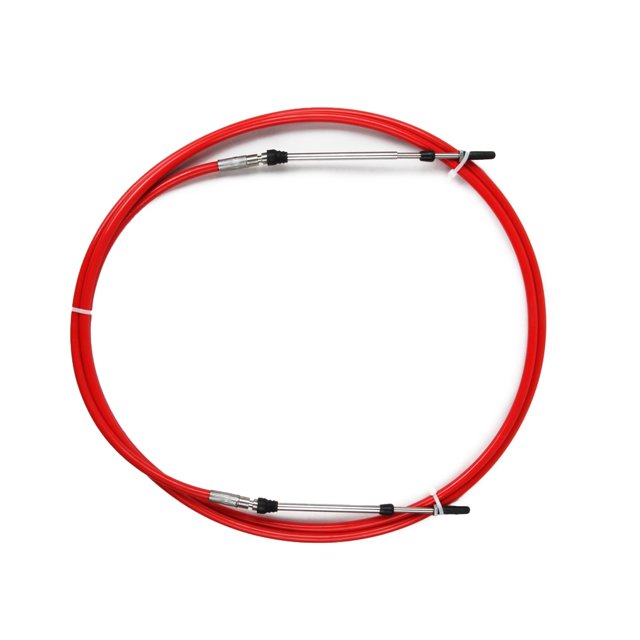 sweethay Cable de Control de acelerador de motor fueraborda, Cable de cambio de goma de acero inoxidable, accesorios de barco, reemplazo antioxidante para Bombillas para automóviles sweethay VI001821-00