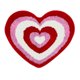 thumbnail image 3 of Clearance! Heart Shaped Mat Valentine'S Day Floor Mat Heart Shaped Bathroom Mat Velvet Front Door Entrance Decorative Mat For Valentine Decoration, 3 of 3