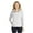 White-PK1, variant on L223 Ladies Microfleece Jacket, Womens Fleece Jackets