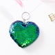 thumbnail image 4 of 8 llaveros de corazón con lentejuelas de doble cara, llavero de sirena con lentejuelas, llavero con colgante de corazón con lentejuelas., 4 of 6