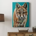 thumbnail image 5 of Teal Fox Premium Gallery Wrapped Canvas - Ready to Hang, 5 of 9