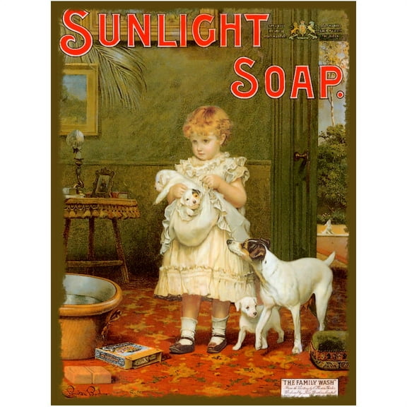 Sunlight Soap Metal Sign