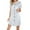 White, variant on Breezora Silky Soft Short Sleeve Nightgown for Women Lightweight Sleepwear Lounge Dress with Comfortable Fit L Size Black