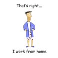 thumbnail image 2 of CafePress - I Work From Home Mug - 11 oz Ceramic Mug - Novelty Coffee Tea Cup, 2 of 4