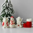 thumbnail image 2 of Molde para calcetín navideño con forma de árbol de Navidad, para decoración del día de Navidad, molde de resina para velas, molde para hornear galletas y jabón, 2 of 5