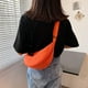 thumbnail image 5 of Paquete de 2 bolsas de hombro de lona a la moda para viajes al aire libre Naranja Blanco jinwen Tote de hombro, 5 of 8