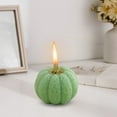 thumbnail image 4 of Zawou Mini Green Pumpkin Scented Candle Handmade Tealight for Halloween, Thanksgiving, and Cozy Autumn Ambiance, Decorative Fall Aromatherapy Accent for Home, 4 of 7