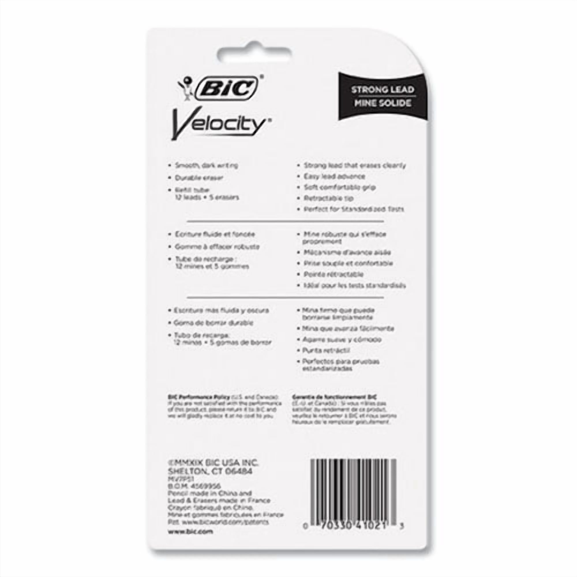 Velocity Original Mechanical Pencil, 0.9 Mm, Hb (#2), Black Lead, Assorted Barrel Colors, 5/pack | Bundle of 10
