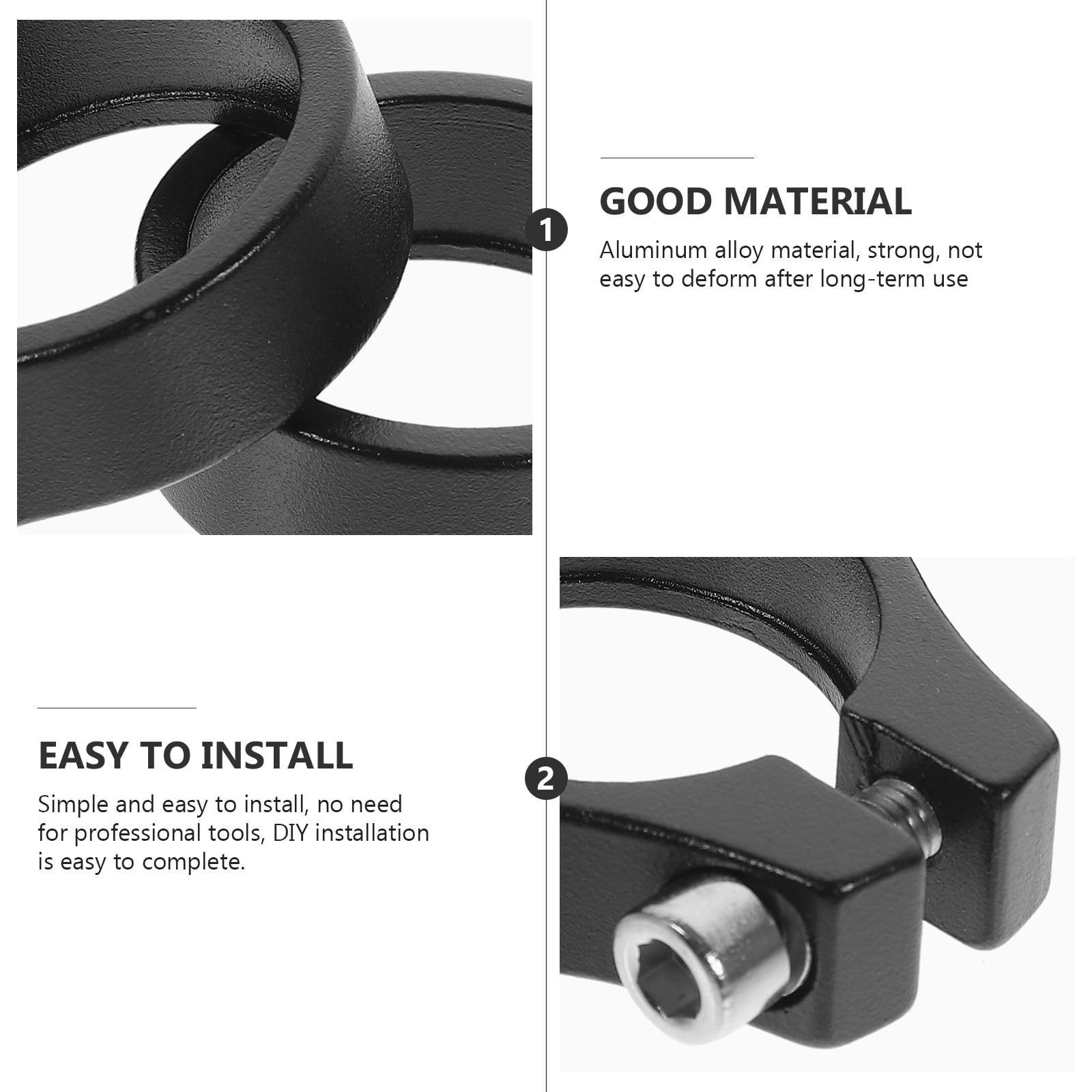 Collier de serrage de tige de selle de vélo, accessoire de vélo, collier de