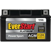 EverStart Platinum AGM Power Sport Battery, Group Size TZ10S, 12 Volt, 190 CCA