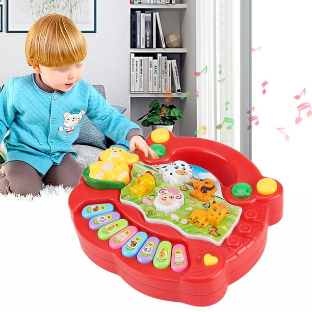 TOPINCN Jouets de piano éducatifs pour bébé, jouets de ferme pour animaux,  jouets pour enfants, cadeaux de naissance, jouets pour bébé, jouets sonores  pour animaux 