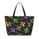 thumbnail image 2 of Disketp Mardi Gras Carnival4 Bolsa de Playa de Gran Capacidad, Bolso Impermeable y a Prueba de Arena para Mujer, Ideal para Playa, Piscina y Natación, 2 of 7