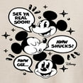 thumbnail image 3 of Disney - Mickey Mouse - Conversation Bubbles - Juniors Ideal Flowy Muscle T-Shirt, 3 of 5