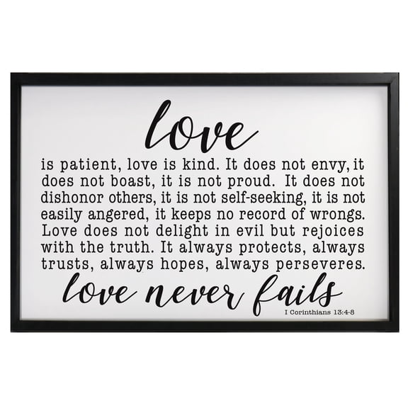 Home Wall Decor Shadow Box For Family - Scripture