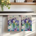 thumbnail image 7 of Hello Spring Kitchen Towels Set of 3, Pastoral Purple Bottle Floral Wooden Plaid Absorbent Dish Towels for Kitchen, Microfiber Hand Towel, Quick Drying Tea Towel for Cleaning Decorative Dishcloths, 7 of 7
