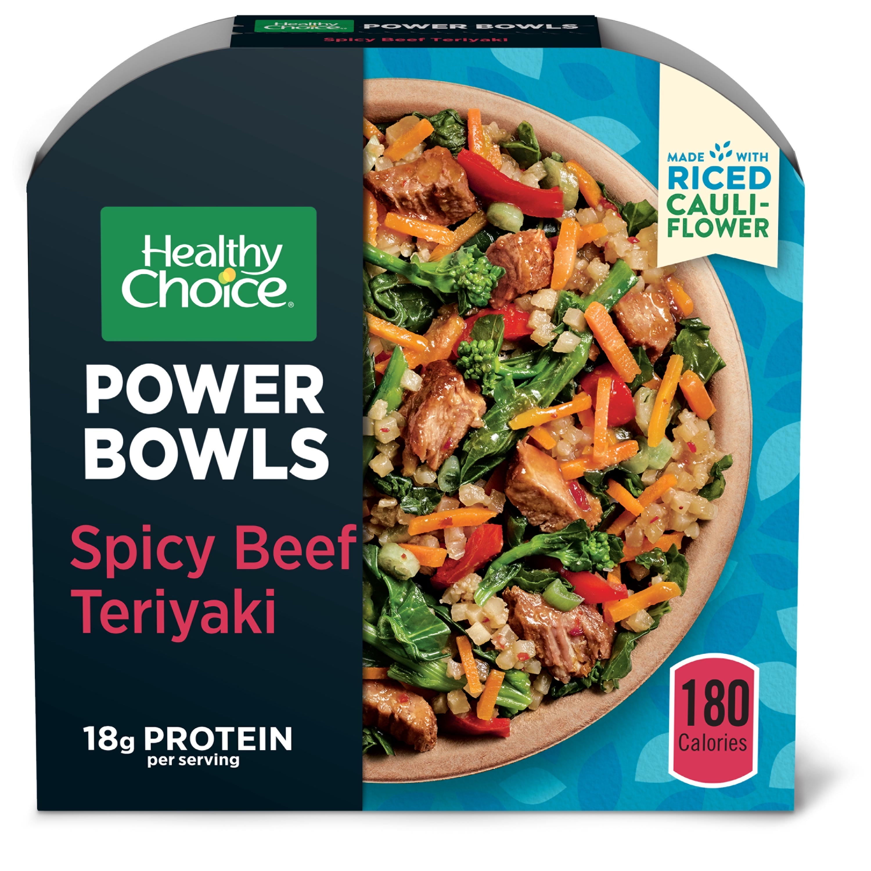 Healthy Choice Power Bowls Spicy Beef Teriyaki With Riced ...