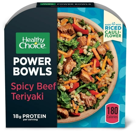 Healthy Choice Power Bowls Spicy Beef Teriyaki With Riced ...