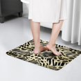 thumbnail image 4 of Zebra and Leopard Print Pattern Flannel Non Slip Door Rugs,Washable Door Mats Indoor,Decorative Door Mats,Dirt-Resistant and Absorbent Doormat for Entrance,Bedroom,Kitchen,Bathroom,31.5x17in(80x43cm), 4 of 4