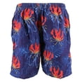 thumbnail image 2 of Men's Board Shorts Sport Beach Swimwear Bathing Suit Slim Fit Trunks (34, #5 Gloriosa Lily), 2 of 3