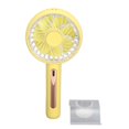 thumbnail image 4 of Handheld Fan, Mini Desk Fan 30 ° Adjustable Base Design Four Gears  For Home ANGGREK Amarillo, 4 of 8