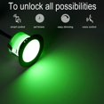 thumbnail image 2 of Kit de luces LED para cubierta, 10 piezas Φ1.22" WiFi Control de teléfono inteligente Bajo voltaje Empotrable RGBW Iluminación de cubierta Impermeable Exterior Patio Camino Escalera Decoración, NegroPaquete de 10 esquí esquí Gafas de esquí, 2 of 5