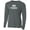 Graphite, variant on Hardcore Men's Long Sleeve Loose Fit Rash Guard Surf Shirt for Water Sports FBA