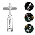 thumbnail image 4 of OUNONA 1Pack Silver Wine Bottle Opener with Corkscrew Opening for Home Party and Wedding Use, 4 of 6