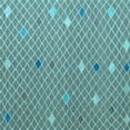 thumbnail image 1 of Ahgly Company Indoor Square Abstract Light Blue Modern Area Rugs, 8' Square, 1 of 4