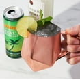 thumbnail image 6 of Viski Faceted Moscow Mule Mug, Cocktail Glasses, Home Bar, 18 oz, Copper, 6 of 7