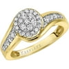 Keepsake Melinda 3/8 Carat T.W. Round Diamond 10kt Yellow Gold Engagement Ring