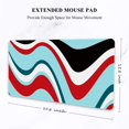 thumbnail image 6 of Large Mouse Pad, Full Desk XXL Extended Gaming Mouse Pad 35" X 15", Waterproof Desk Mat w/Stitched Edge, Non-Slip Laptop Computer Keyboard Mousepad for Office & Home, Colorful Marble Design, 6 of 6