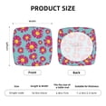 thumbnail image 6 of Uemuo Daisies Flowers Pattern Waterproof Square Couch Cushion Covers, Magic Sofa Covers Washable, Stretch Sofa Seat Cushion Slipcovers, 6 of 9
