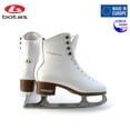 thumbnail image 5 of BOTAS - model: DAGMAR / Made in Europe (Czech Republic) / Comfortable Figure Ice Skates for Women, Girls / Real Leather Upper / Higher and Wider cut / SABRINA blades / Color: White, Size: Adult 5.5, 5 of 6