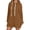 Khaki, variant on IWRICH Women's Oversized Hoodie Dress Warmy Casual Pullover Tops Split Hem Drawstring Long Sweatshirt with Pocket RD2 XL