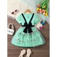 thumbnail image 3 of Aolyty Girls Tulle Dress Summer Cotton Clothes 6T, 3 of 7