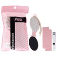 thumbnail image 1 of Kit para el cuidado de los pies - Rosa de Nykaa Naturals para mujeres - Cortaúñas de 3 piezas, separador de dedos y herramienta exfoliante de pies 4 en 1, 1 of 1